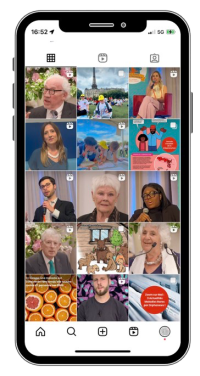 Iphone screen showing Fondation Ipsen